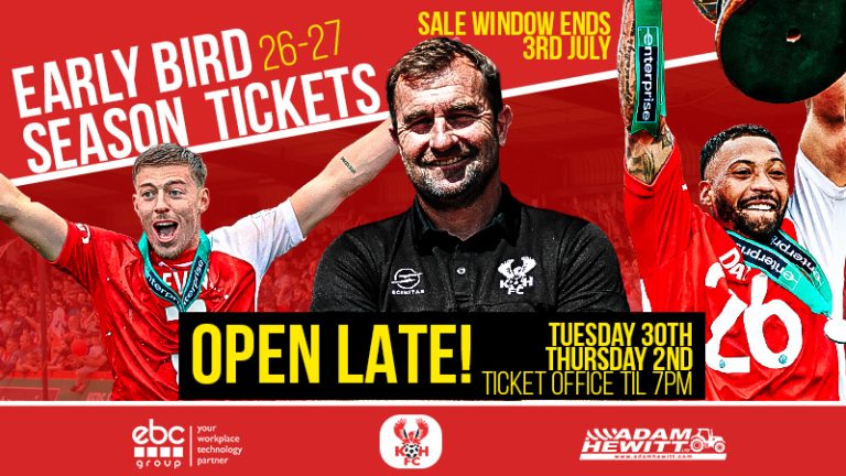 Ticket Office open late